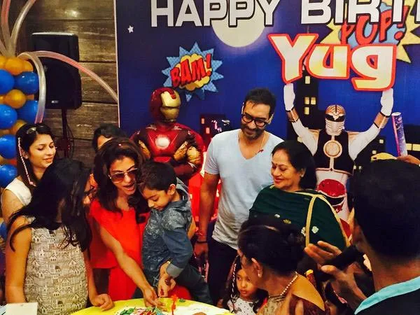 Ajay Devgan-Kajol Celebrate Yug’s Fifth Birthday!