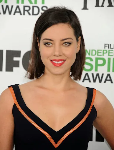 Aubrey Plaza Hot Bra Photos