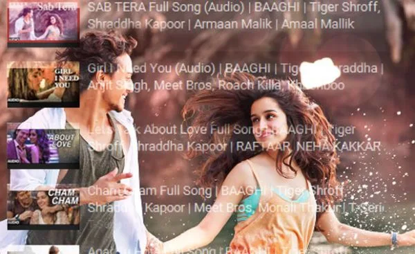 Baaghi Full Music Album Was Released - Tiger Shroff & Shraddha Kapoor