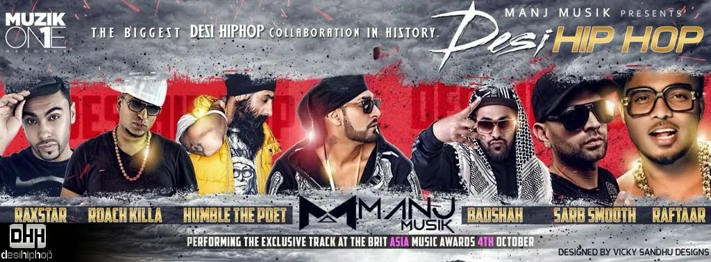 Desi Hip Hop Song Lyrics – Badshah, Manj Musik, Raftaar