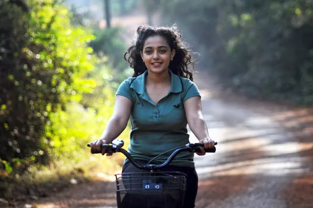 Nithya Menen Hot Bra Stills