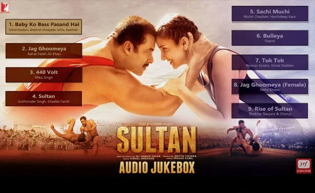 Sultan All Audio Songs Jukebox Out – Salman Khan & Anushka Sharma.